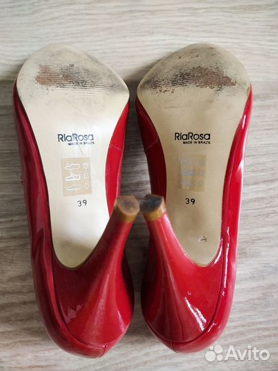 Туфли Эконика RiaRosa, 39 лак/кожа