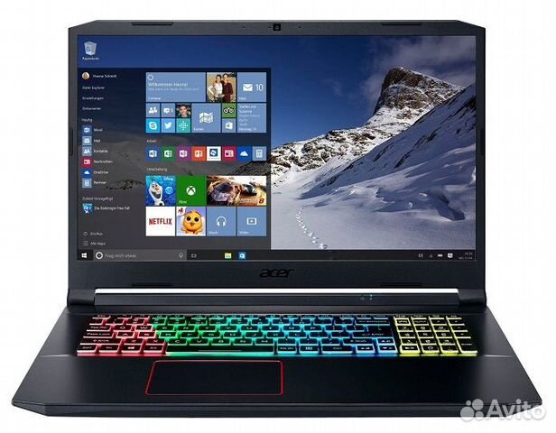 Acer 17.3/120 i5-10300H 4яд8пт RTX3060/6 16/512Gb