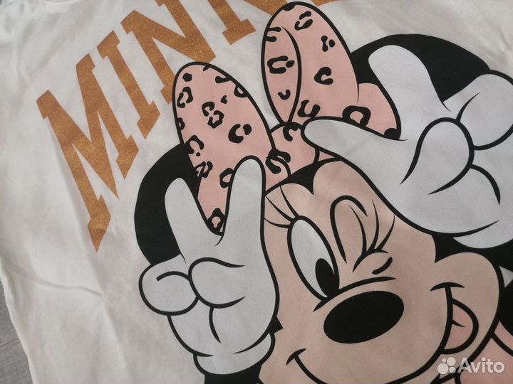 Футболка c&a H&M zara Турция маус минни единорог