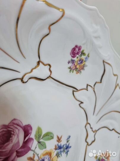 Коллекционное Сервировочное Блюдо - Тарелка «Цве