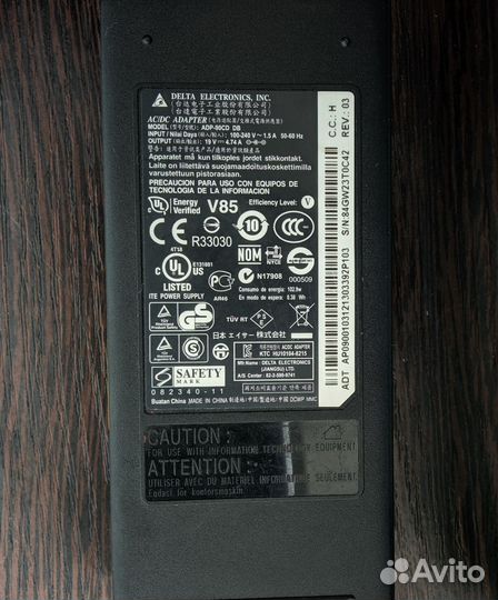 Блок питания/зарядка для ноутбука