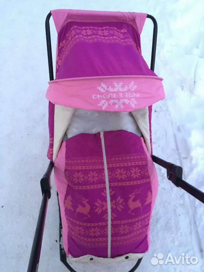 Коляска санки