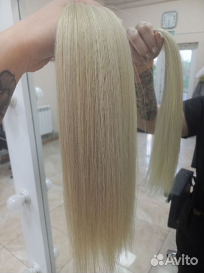 Волосы для наращивания натуральные бу