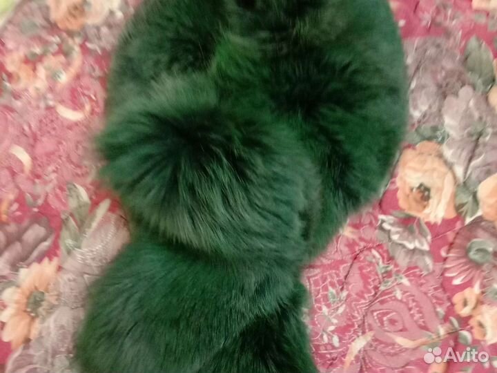 Меховой воротник песец