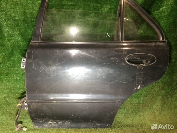 Дверь задняя левая Mitsubishi Lancer CB CD Серая в