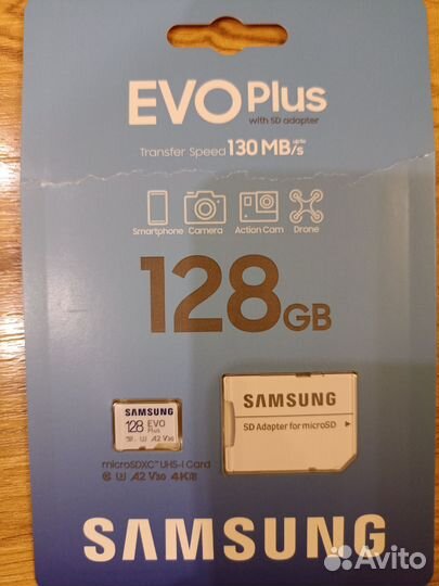 Nintendo Switch oled (новая) + карта памяти 128 gb