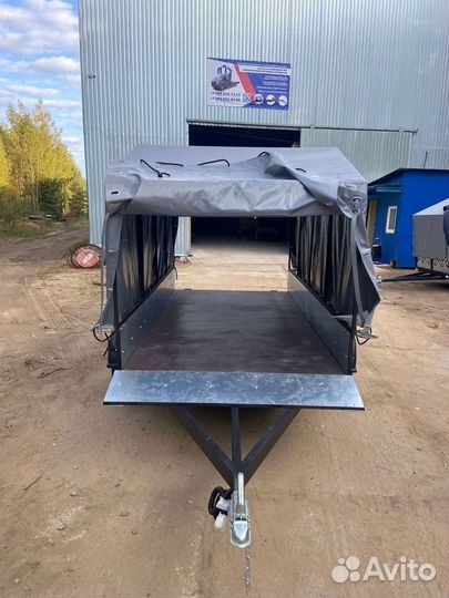 Прицеп легковой двухосный 2,5х1,3 бортовой