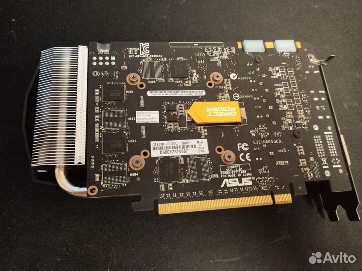 Видеокарта asus gtx 760 2gb