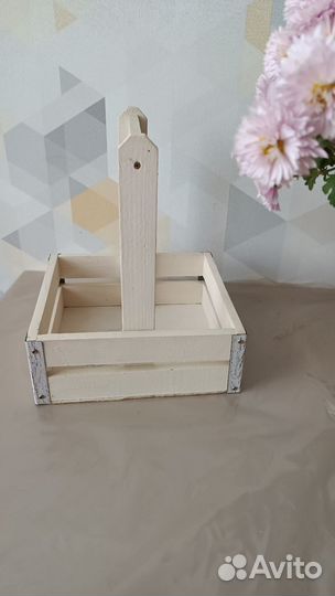 Деревянный ящик для подарка или хранения