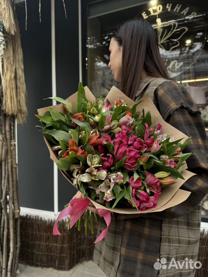 25 микс альстромерий