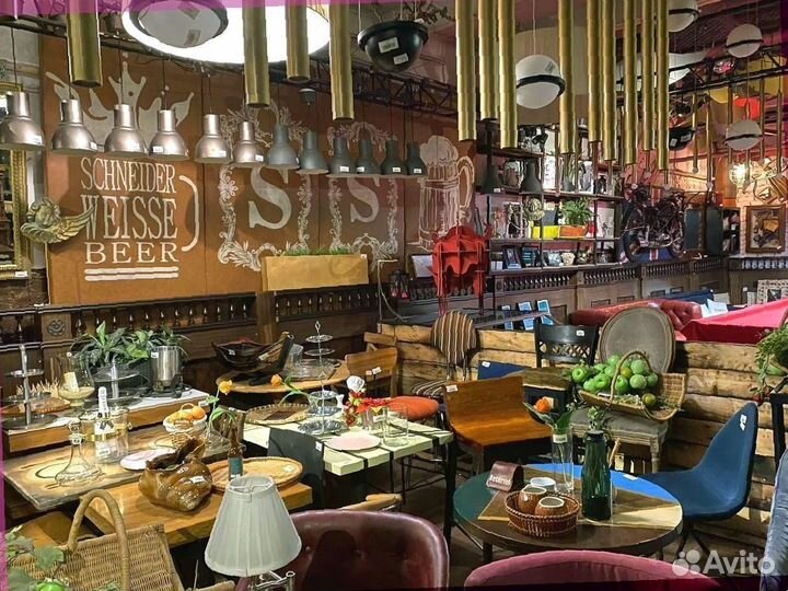 Свет и декор для кафе