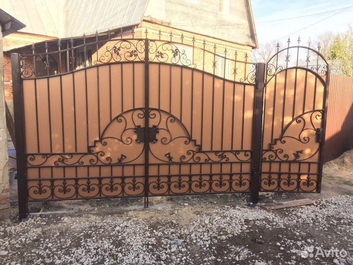 Ворота кованые. Под ключ, от производителя