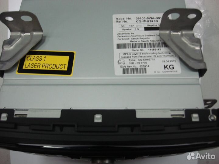 Магнитофон оригинальный Honda CR-V 3