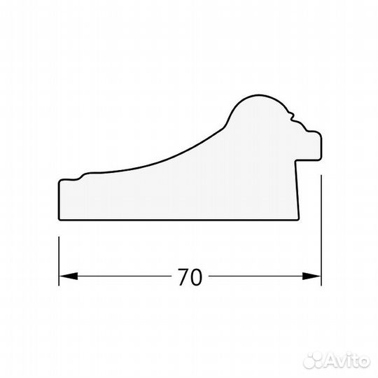 Зеркало Evoform Exclusive Floor 198х78 BY 6103 с