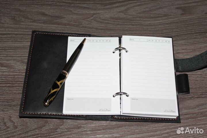 Блокнот из натуральной кожи