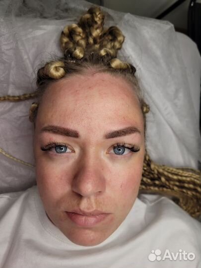 Перманентный макияж бровей и губ