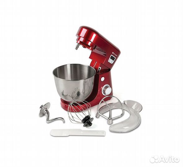 Миксер планетарный Kitfort KT-1308 красный Новый