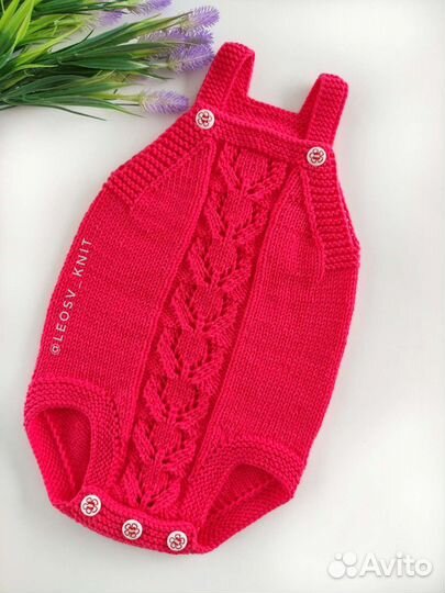 Летний боди песочник для девочки новое 0-3 мес