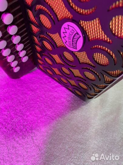 Гармонь Красный перламутр. Шуйская. Шикарная