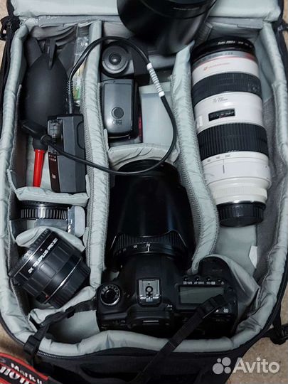 Фотоаппарат canon 5d mark ii с объективами