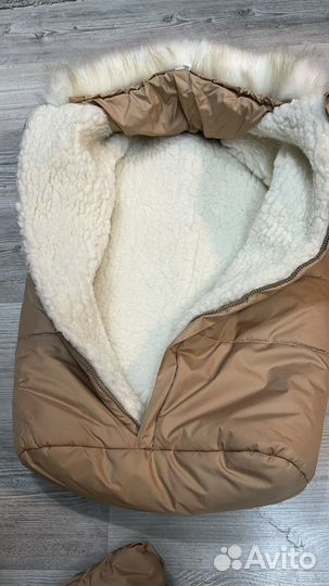 Зимний конверт в коляску