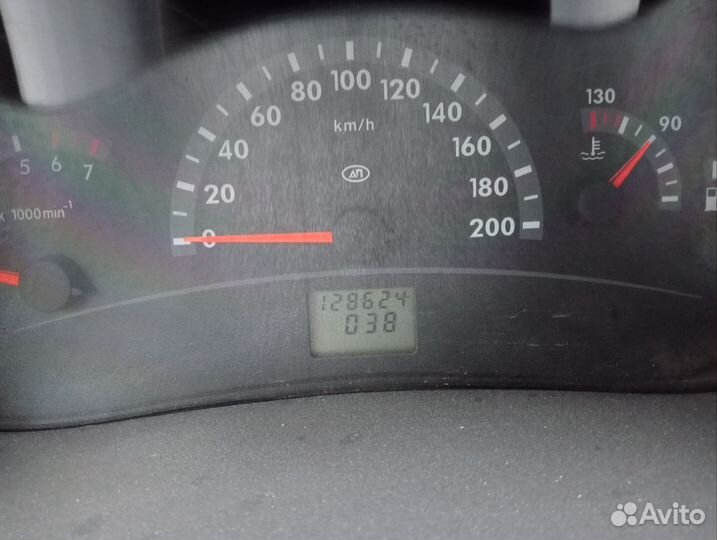 LADA Kalina 1.6 МТ, 2007, битый, 128 624 км