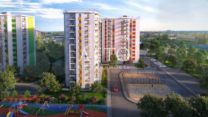 1-к. квартира, 31,6 м², 1/12 эт.