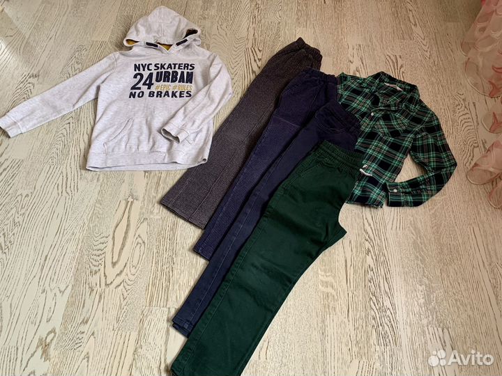 Вещи пакетом на мальчика 120-134