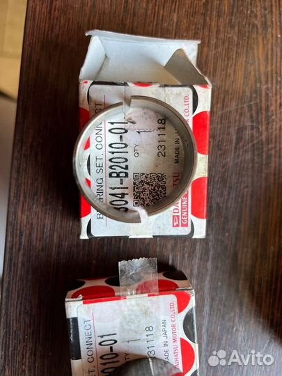 Вкладыши шатунные Daihatsu Tanto L375S KF-DET 2011