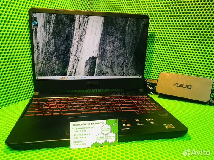 Игровой ноутбук asus TUF gamingFX505dy-bq001