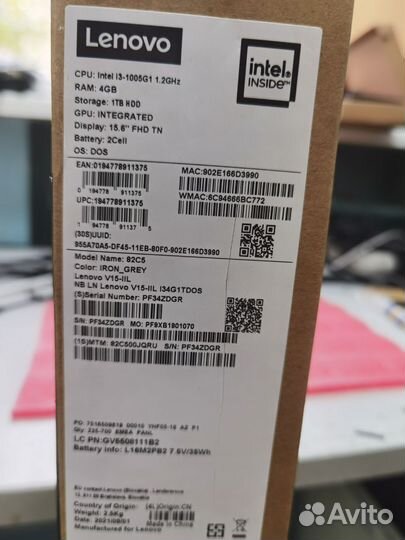 Ноутбук lenovo