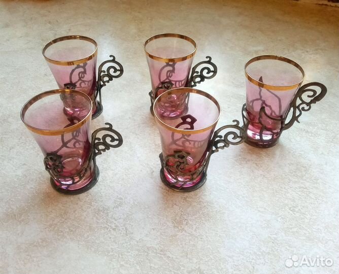 Рюмки с подстаканиками СССР