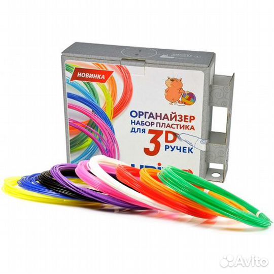 Unid Набор пластика для 3D ручек 9 цветов