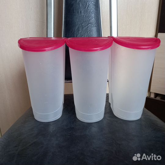 Банка для сыпучих продуктов 2 л (6 штук)