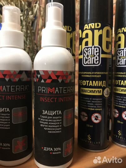 Репелленты, перчатки, производственные крема