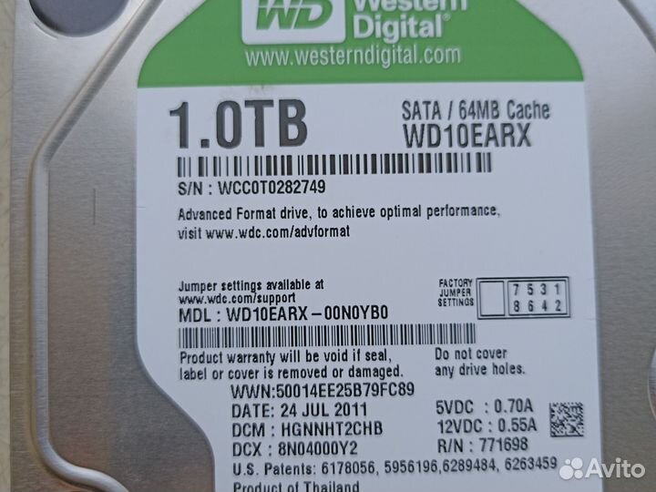 WD10earx 1Tb