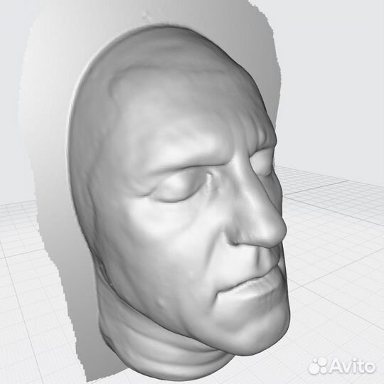 3D скан лицо Высоцкий