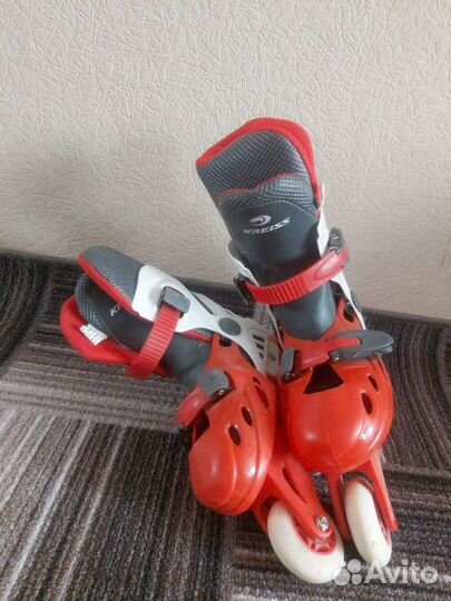 Роликовые коньки детские с защитой