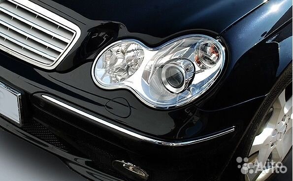 Mercedes-Benz W203 Набор хромированных накладок