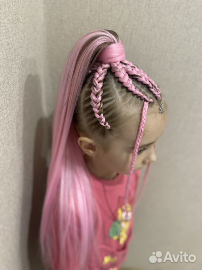 Косы, афронаращивание ряда, брейды с канекалоном