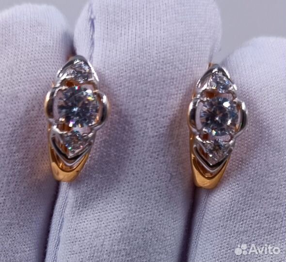 Золотые Серьги 585 пробы. Рассрочка