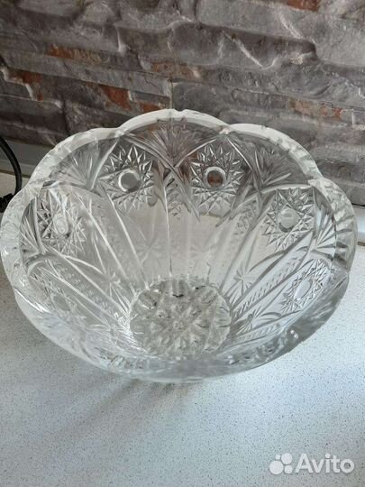 Хрустальная ваза