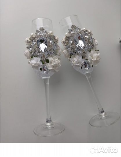 Свадебные фужеры бокалы