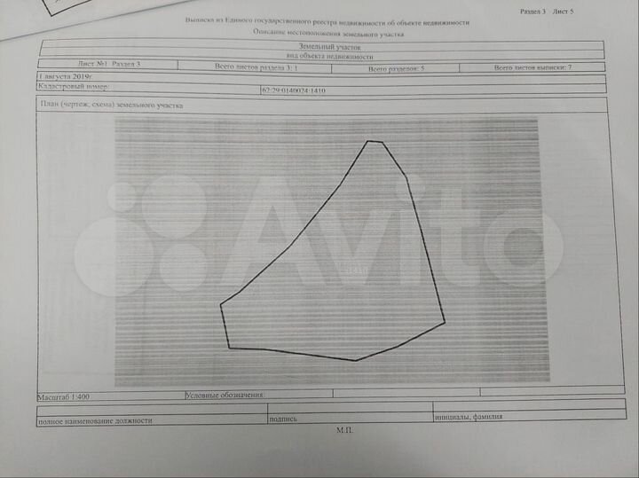 Участок 9,5 сот. (СНТ, ДНП)