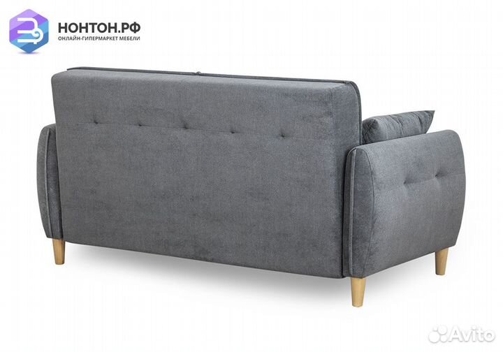 Диван еврокнижка Анита серый