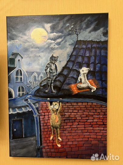 Картина «Кёнигсбергские коты на крыше»