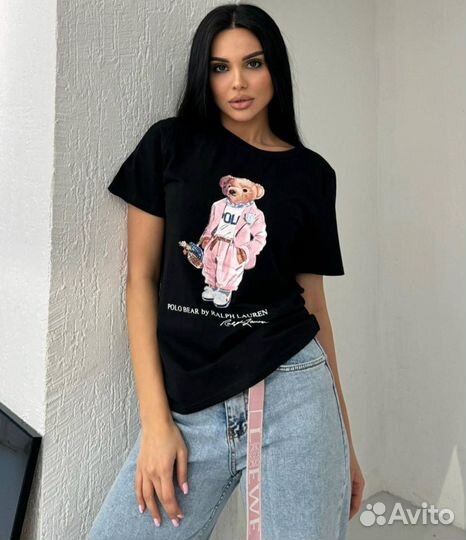 Polo ralph lauren bear футболка