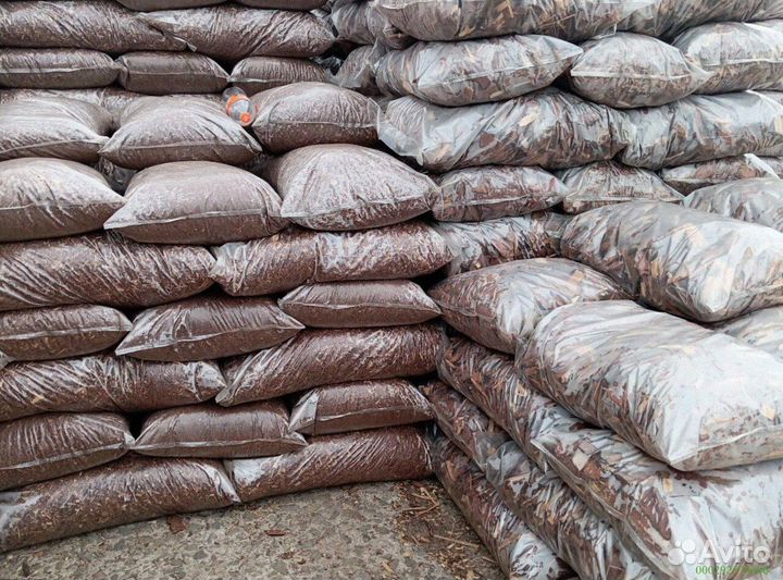 Удобная доставка мешков с корой лиственницы