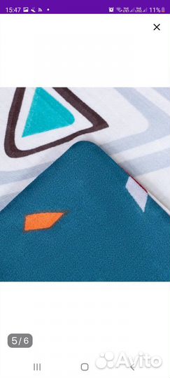 Новое Постельное белье 1,5 спальное, сатин