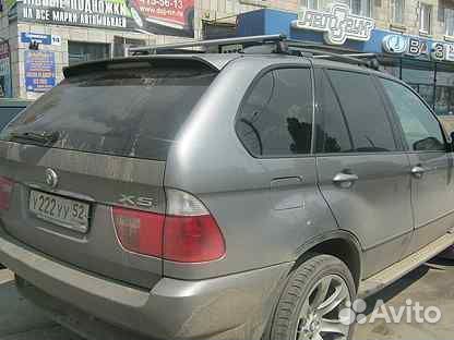 Багажник на крышу BMW X5 на рейлинги 1999-2003